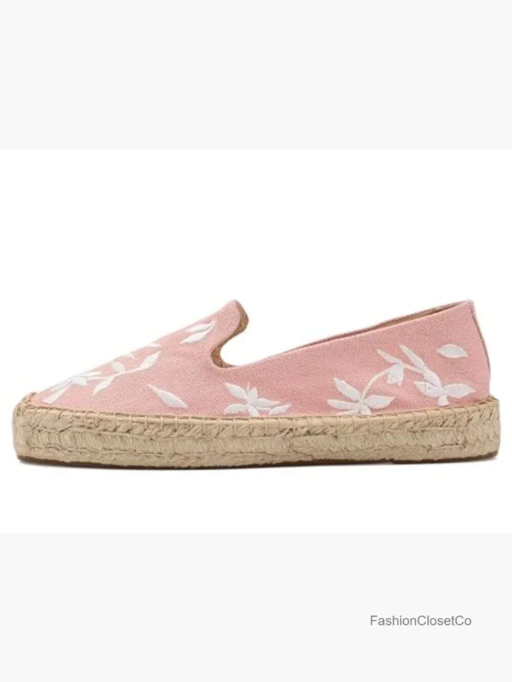 Wild Petals Smoking Platform Espadrille - Cotton Loafer Flats